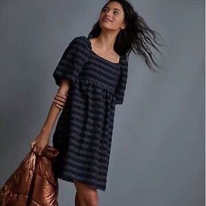 Anthropologie Marla Flounced Dress with Pockets NWT